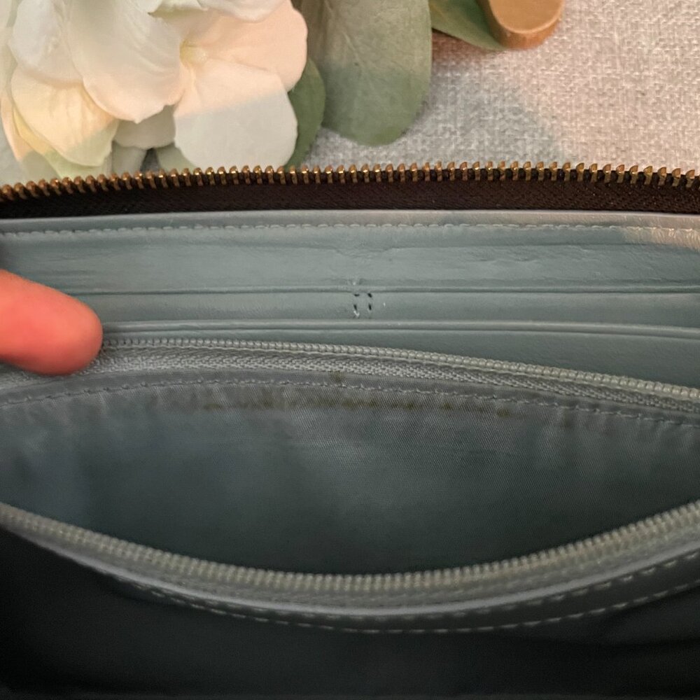Coach Zip Around Accordion Wallet - Picture 8 of 16